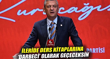 Özgür Özel'den Erdoğan'a: İleride ders kitaplarına 'darbeci' olarak geçeceksin
