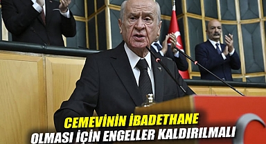 Bahçeli'den Alevi açılımı: Cemevinin ibadethane olması için engeller kaldırılmalı
