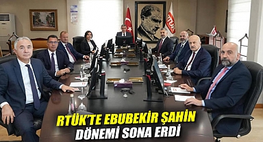 Başkan değişti: RTÜK'te Ebubekir Şahin dönemi sona erdi