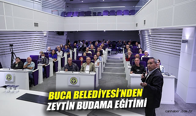 Buca Belediyesi'nden zeytin budama eğitimi