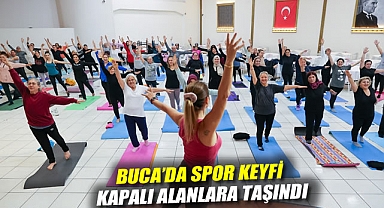 Buca'da spor keyfi kapalı alanlara taşındı