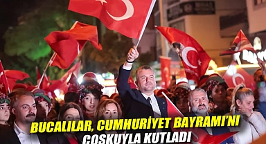 Bucalılar, Cumhuriyet Bayramı'nı coşkuyla kutladı
