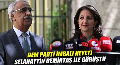 DEM Parti İmralı heyeti, Selahattin Demirtaş ile görüştü: Açıklama geldi