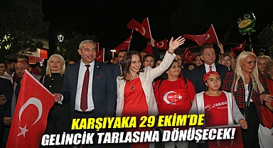 Karşıyaka 29 Ekim'de gelincik tarlasına dönüşecek!