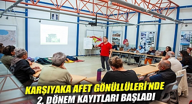 Karşıyaka Afet Gönüllüleri'nde 2. dönem kayıtları başladı