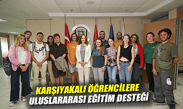 Karşıyakalı öğrencilere uluslararası eğitim desteği