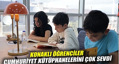 Konaklı öğrenciler Cumhuriyet Kütüphanelerini çok sevdi