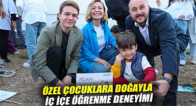 Özel çocuklara doğayla iç içe öğrenme deneyimi