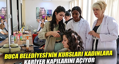 Buca Belediyesi'nin kursları kadınlara kariyer kapılarını açıyor