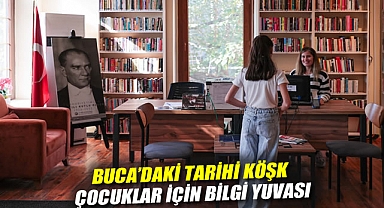 Buca'daki tarihi köşk çocuklar için bilgi yuvası oldu