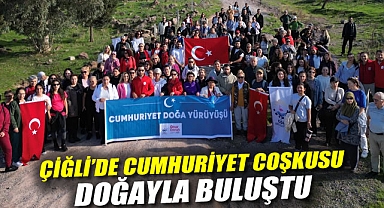 Çiğli’de Cumhuriyet Coşkusu Doğayla Buluştu