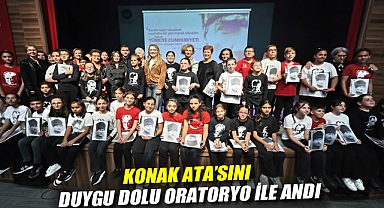 Konak Ata'sını duygu dolu oratoryo ile andı