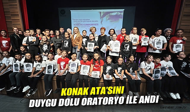 Konak Ata'sını duygu dolu oratoryo ile andı