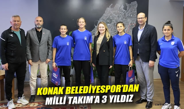 Konak Belediyespor'dan Milli Takım'a 3 yıldız