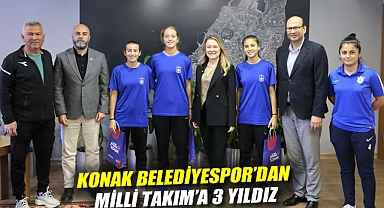 Konak Belediyespor'dan Milli Takım'a 3 yıldız