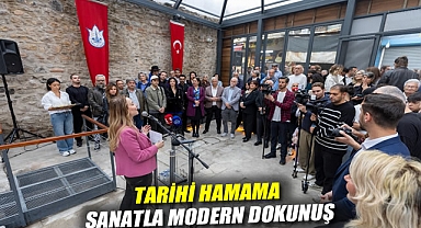 Tarihi hamama, sanatla modern dokunuş