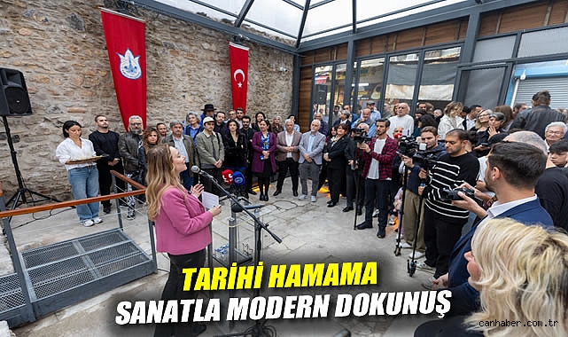Tarihi hamama, sanatla modern dokunuş