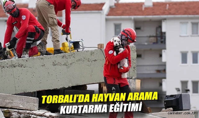 Torbalı'da Hayvan Arama Kurtarma Eğitimi