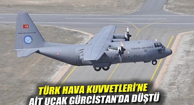 Türk Hava Kuvvetleri'ne ait uçak Gürcistan'da düştü