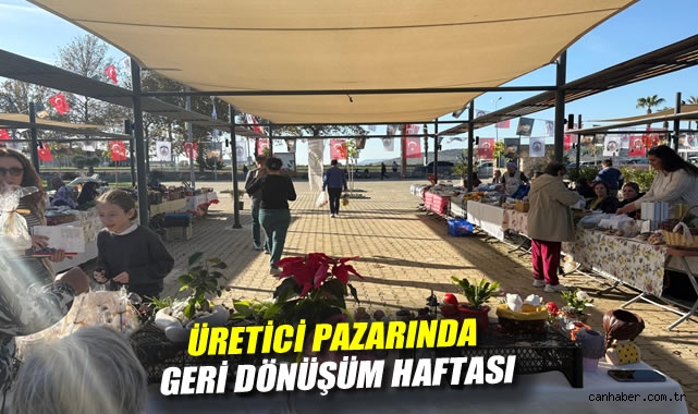 ÜRETİCİ PAZARINDA GERİ DÖNÜŞÜM HAFTASI