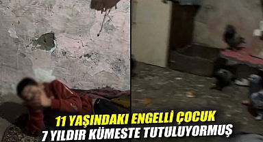 11 yaşındaki engelli çocuk 7 yıldır kümeste tutuluyormuş