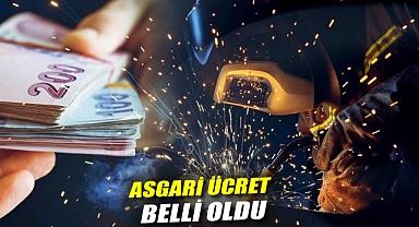 Asgari ücret belli oldu