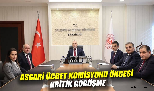 Asgari ücret komisyonu öncesi kritik görüşme