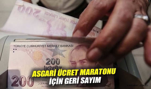 Asgari ücret maratonu için geri sayım