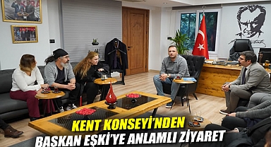 Kent Konseyi'nden Başkan Eşki'ye anlamlı ziyaret