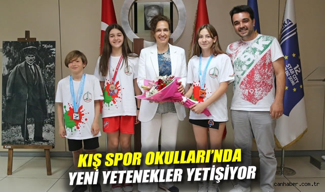 Kış Spor Okulları'nda yeni yetenekler yetişiyor