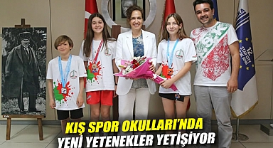 Kış Spor Okulları'nda yeni yetenekler yetişiyor