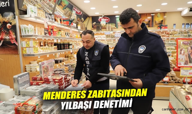 Menderes Zabıtasından Yılbaşı Denetimi