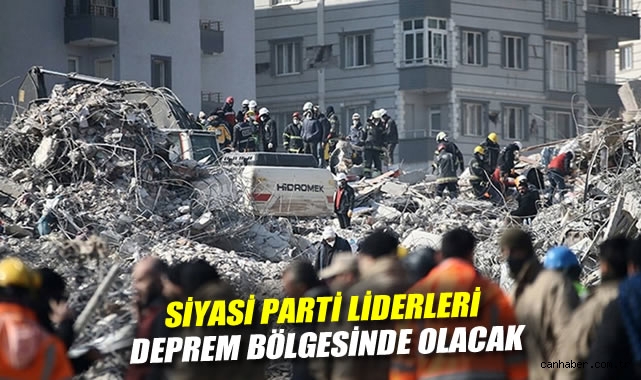 6 Şubat'ın üçüncü yılı: Siyasi parti liderleri deprem bölgesinde olacak