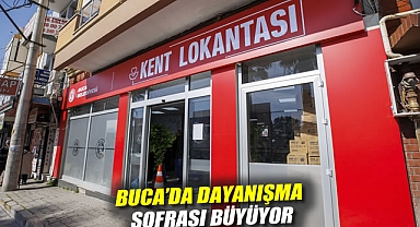 BUCA'DA DAYANIŞMA SOFRASI BÜYÜYOR