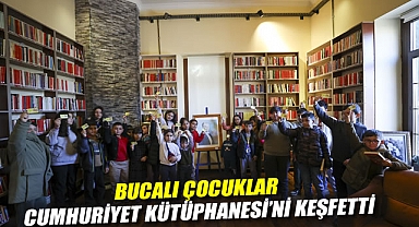 BUCALI ÇOCUKLAR CUMHURİYET KÜTÜPHANESİ'Nİ KEŞFETTİ