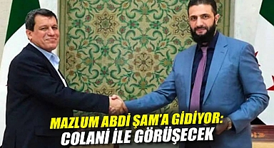 Colani ile görüşecek: Mazlum Abdi Şam'a gidiyor