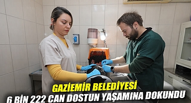 Gaziemir Belediyesi 6 bin 222 can dostun yaşamına dokundu