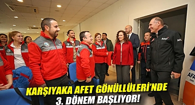 Karşıyaka Afet Gönüllüleri'nde 3. dönem başlıyor!