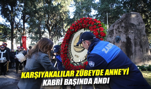 Karşıyakalılar Zübeyde Anne'yi kabri başında andı