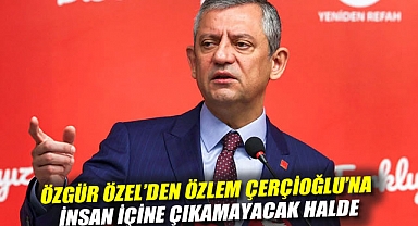 Özgür Özel'den Özlem Çerçioğlu'na: İnsan içine çıkamayacak halde