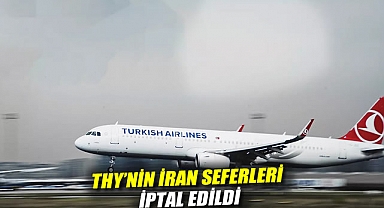 THY'nin İran seferleri iptal edildi