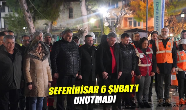 04.17'de duran saat, Seferihisar 6 Şubat'ı unutmadı