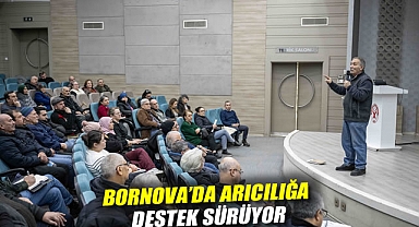 Bornova'da arıcılığa destek sürüyor