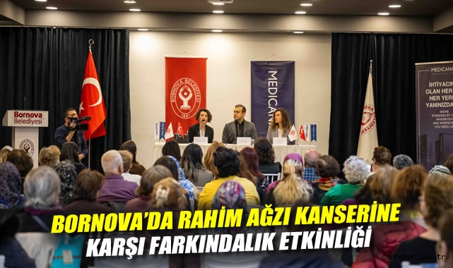 Bornova'da rahim ağzı kanserine karşı farkındalık etkinliği