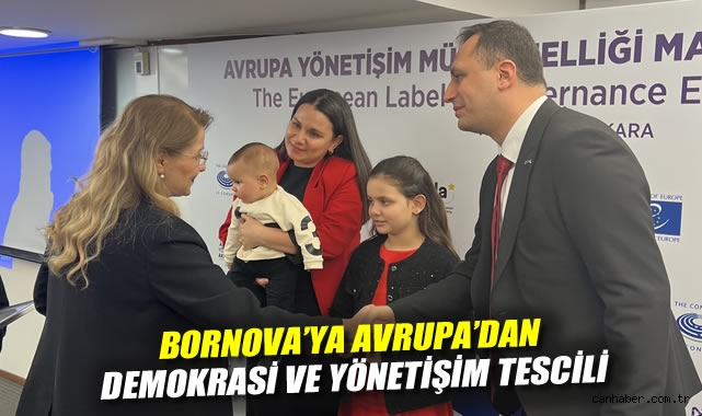 Bornova'ya Avrupa'dan Demokrasi ve Yönetişim Tescili