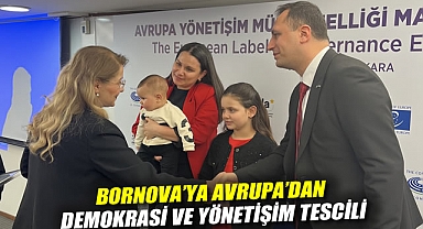 Bornova'ya Avrupa'dan Demokrasi ve Yönetişim Tescili