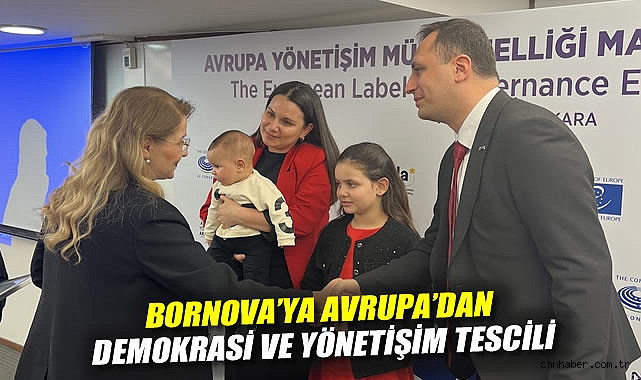 Bornova'ya Avrupa'dan Demokrasi ve Yönetişim Tescili