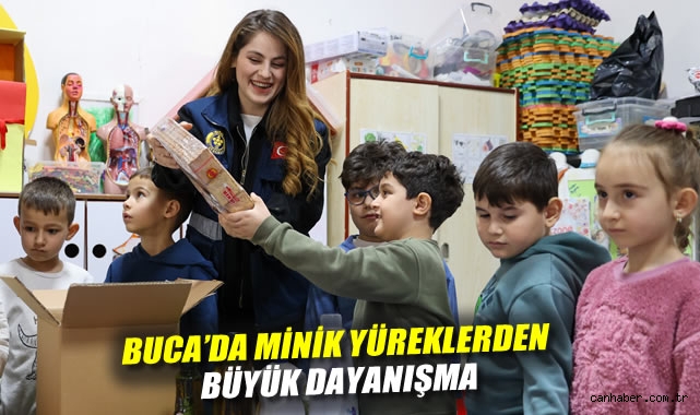 BUCA'DA MİNİK YÜREKLERDEN BÜYÜK DAYANIŞMA