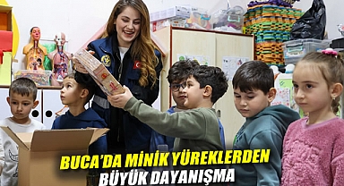 BUCA'DA MİNİK YÜREKLERDEN BÜYÜK DAYANIŞMA