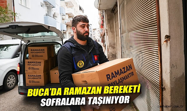 Buca'da Ramazan bereketi sofralara taşınıyor